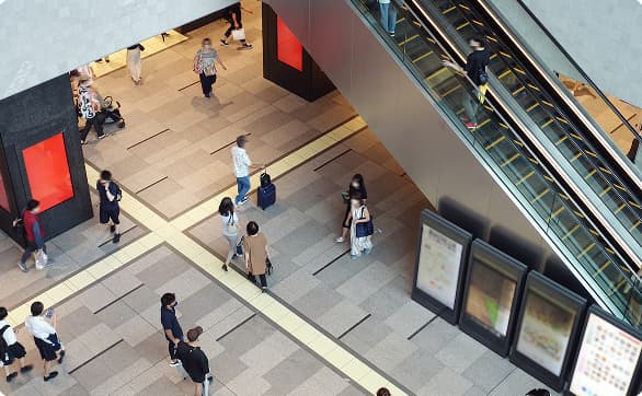 店舗・施設内のデジタルサイネージ